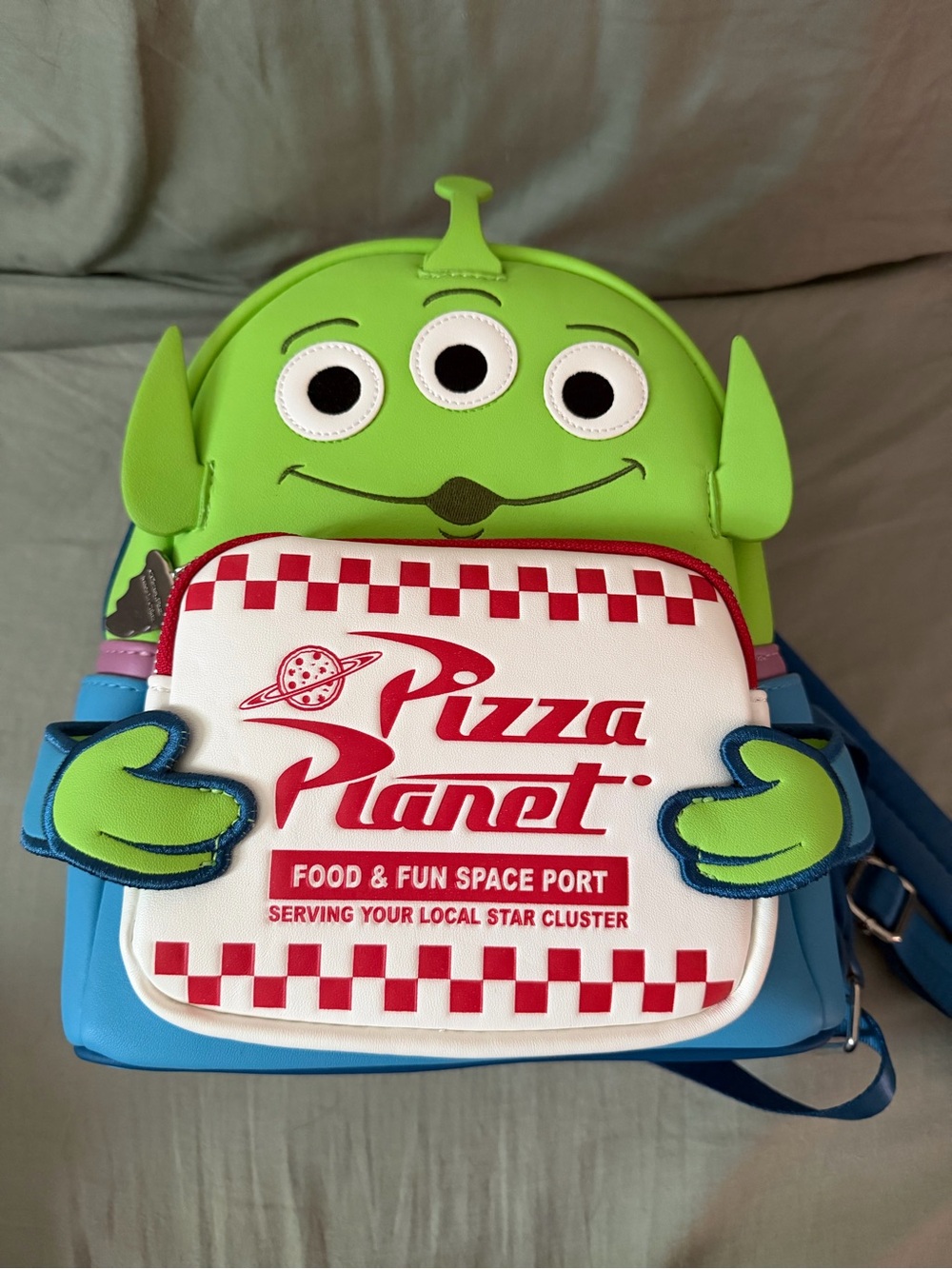 Loungefly Toy Story Alien Pizza Planet Mini Backpack